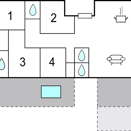 דירה Nice Apartment In Malinska With Kitchen מאלינסקה